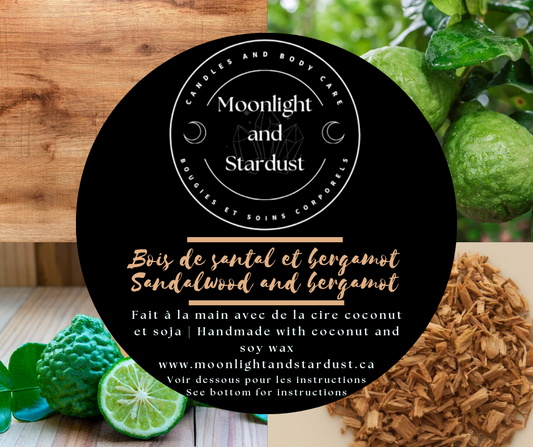 * 1 left * Seasonal (Winter): Sandalwood and berfamot / 4oz / wood