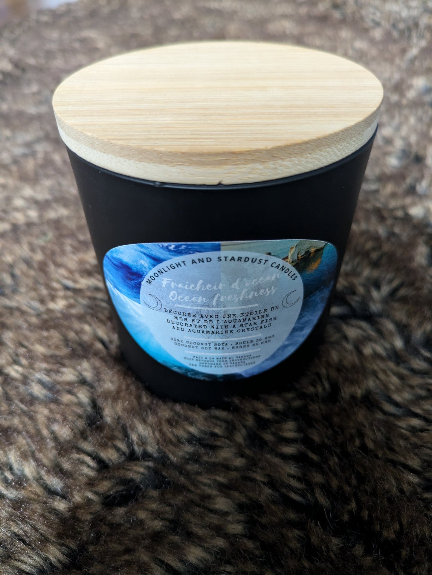 * 2 left * Regular Scent : Ocean / 10oz / Wood wick