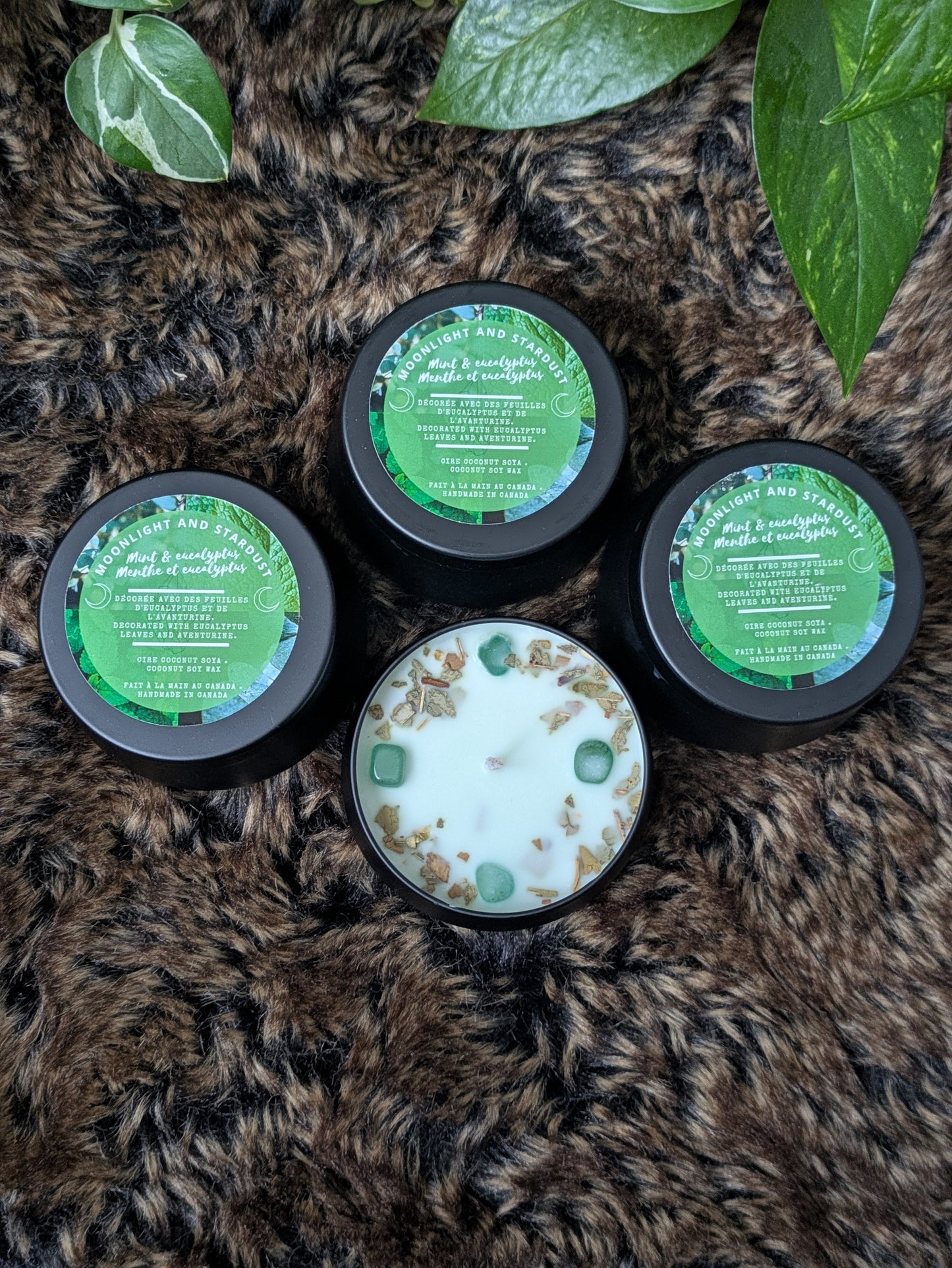 * 2 left * Regular scent : Minty eucalyptus / 4oz / cotton
