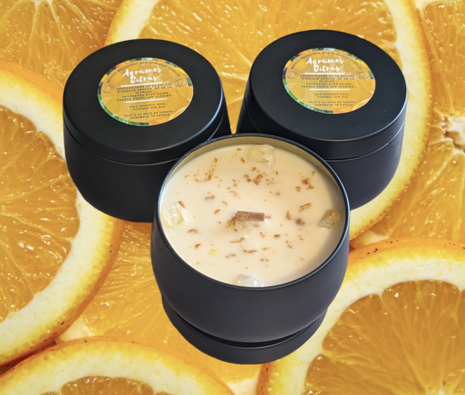* 1 left * Regular Scent : Citrus / 4oz / Wood wick