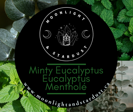 * 2 left * Regular scent : Minty eucalyptus / 4oz / cotton